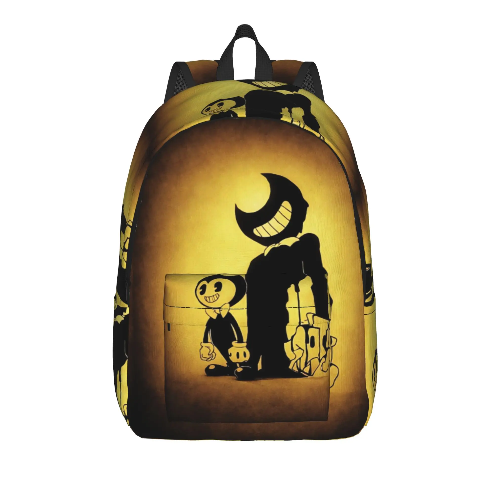 B-Bendys And The Dark Revival Backpack  Outdoor Backpacks Female Design Durable High School Bags Modern Rucksack