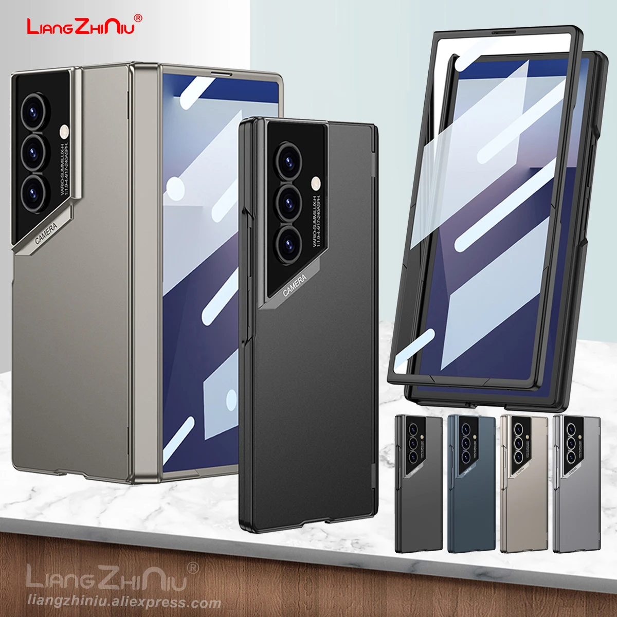 

Чехол для Samsung Galaxy Z Fold 7, ультратонкий матовый защитный чехол для экрана, все в одном объективе, тонкое отверстие, 360, противоударный жесткий чехол для ПК