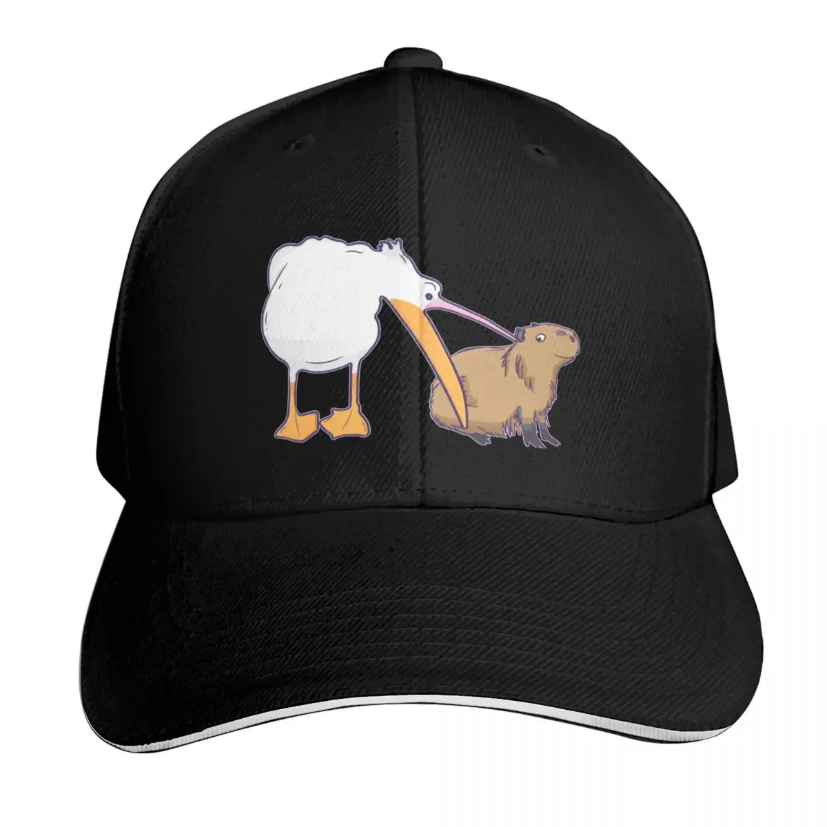

Don't Worry, Be Capy. Capaybara Unbothered Funny Baseball Cap Fashion Beach sun caps Male hat custom caps For Man Women's