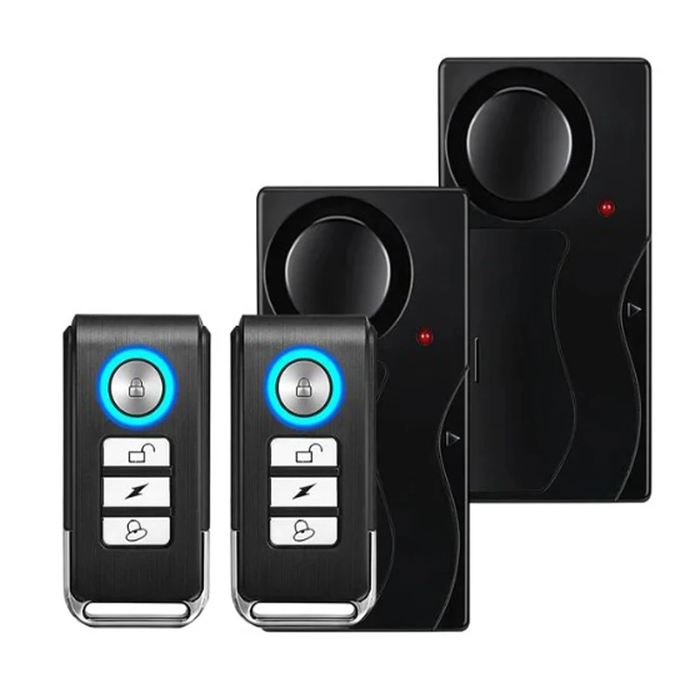 Rockbye Draadloos Trillingsalarm 110 Db Anti-Diefstal Fiets Motorfiets Alarm Met Afstandsbediening Fiets Beveiligingssensorsysteem