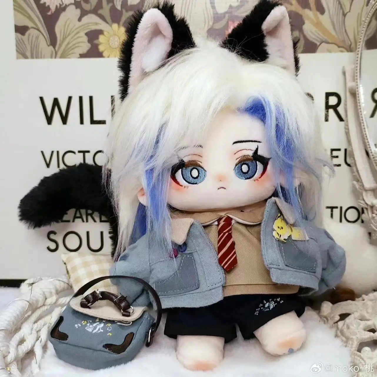 Anime BLUE LOCK MICHAEL KAISER Property Cosplay Dress UP Clothing Stuffed Toys Mascot Halloween Xmas Gift Cotton Fluffy Dolls