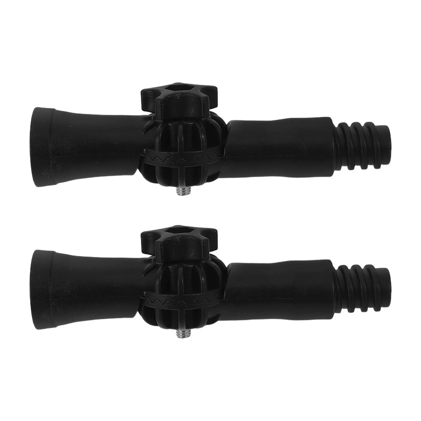 

2Pcs Rotatable Pole Connector Lamp Replacement Parts Bulb Changer Attachment Telescoping Extension Pole Adapter Window Cleaning