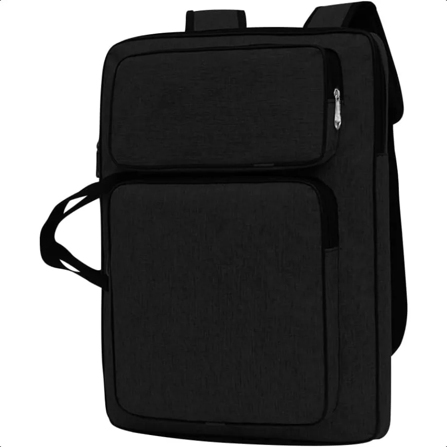 

PENINSULA LOVE 8K Art Portfolio Carry Bag Waterproof Artist Portfolio Case Portable Artist Tote Bag Adjustable Art plies Storag