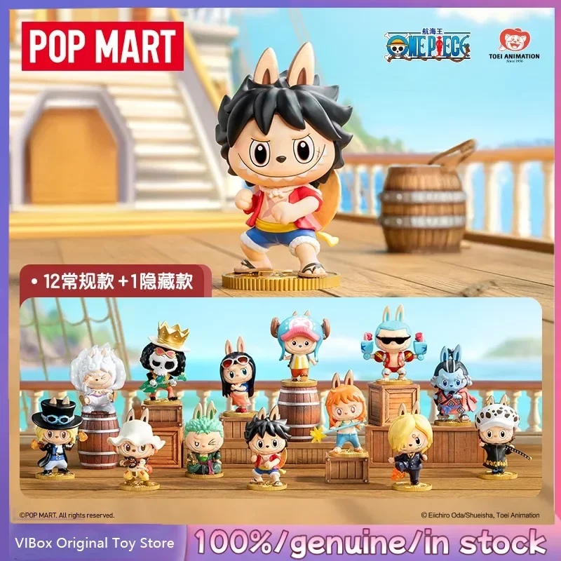 Genuine POP MART The Monsters X One Piece Series Blind Box Toys
