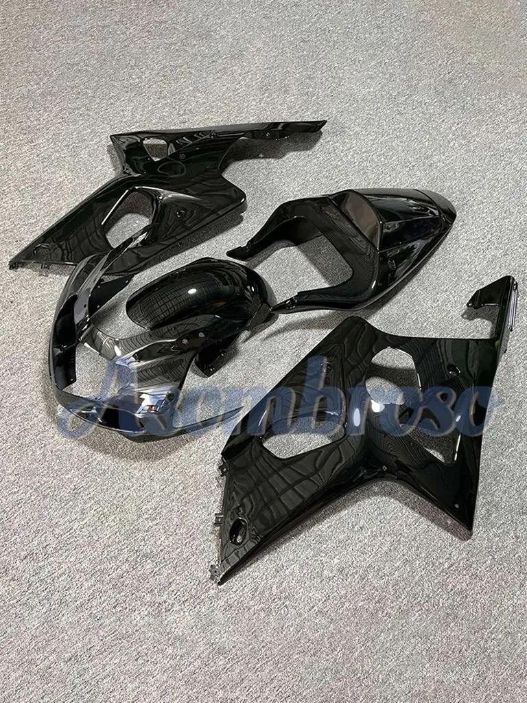 Complete Kuipset voor Suzuki GSXR 1000 2000 2001 2002 GSX-R1000 GSXR1000 00 01 02 K2 ABS Injectie Glanzend Zwart Carrosserie Set - afbeelding 2