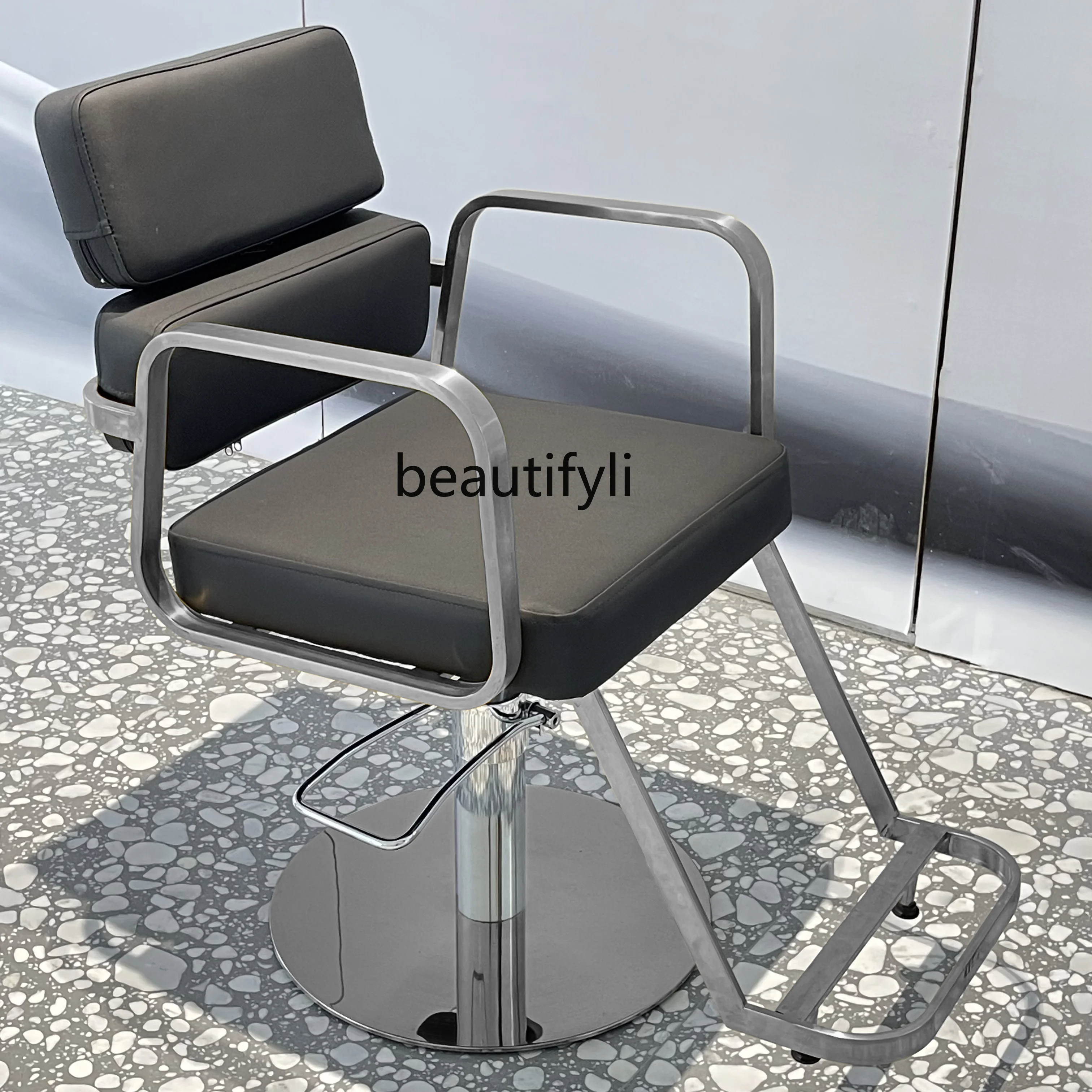 Hairdressing Barber Shop Chair for Hair Salon Fashion Lifting Seat Hair Cutting High-End Barber Chair