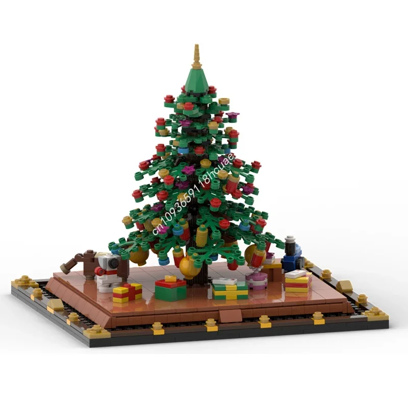 

630pcs MOC Christmas Tree Building Blocks Plastic Christmas toy Gift Educational Creative STEM STEAM Learning