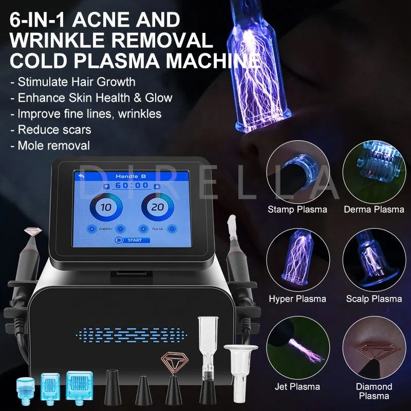 

Новейшая холодная плазма 6 в 1, удаление пятен, лечение акне, подтяжка кожи, плазменное лечение, устройство для подтяжки лица, плазменная косметическая машина