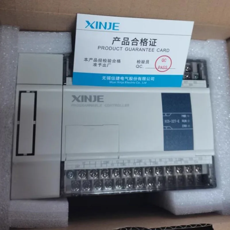 

XINJE XD5E series Ethernet PLC XD5E-30T-E XD5E-30R-E 16DI 14DO промышленный контроллер в коробке