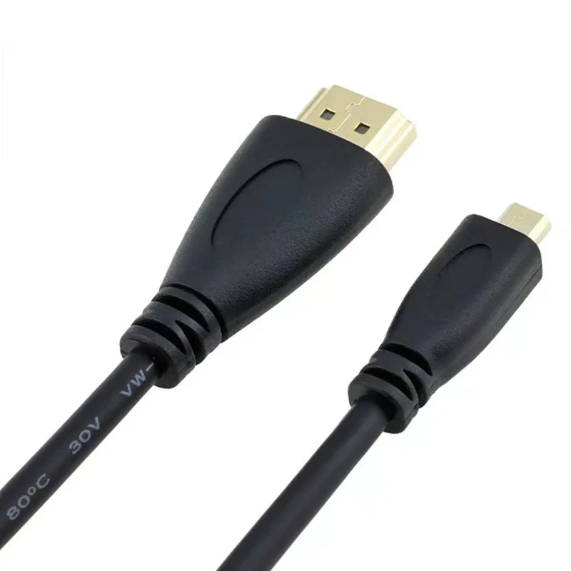 Con HDMI 4K 60Hz a Micro HDMI Cable compatible 1080P HDTV Cable de datos conectar cámara Tablet Cable para Raspberry Pi 5/Pi 4