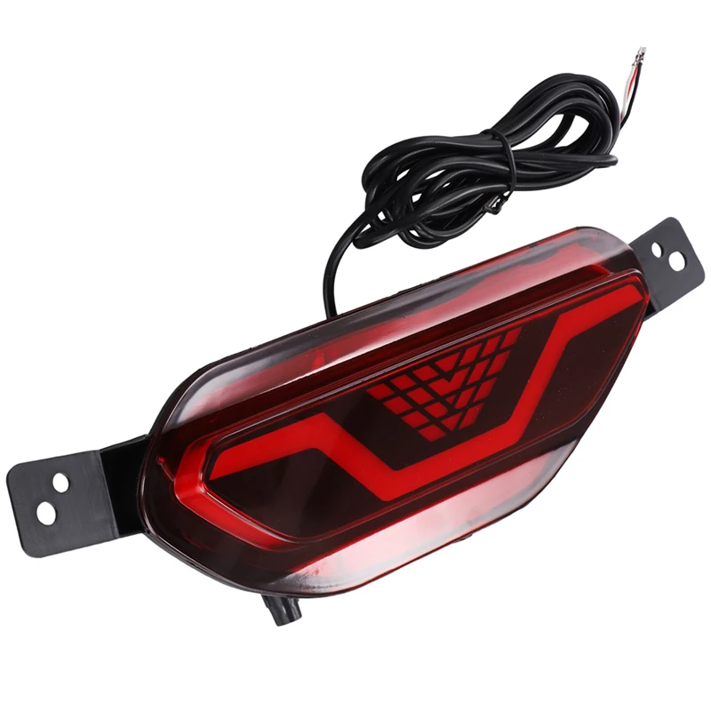 Car Rear Bumper Reflector Brake Light For Chevrolet Tracker Trax 2019-2024 LED Warning Fog Lamp Driving Light