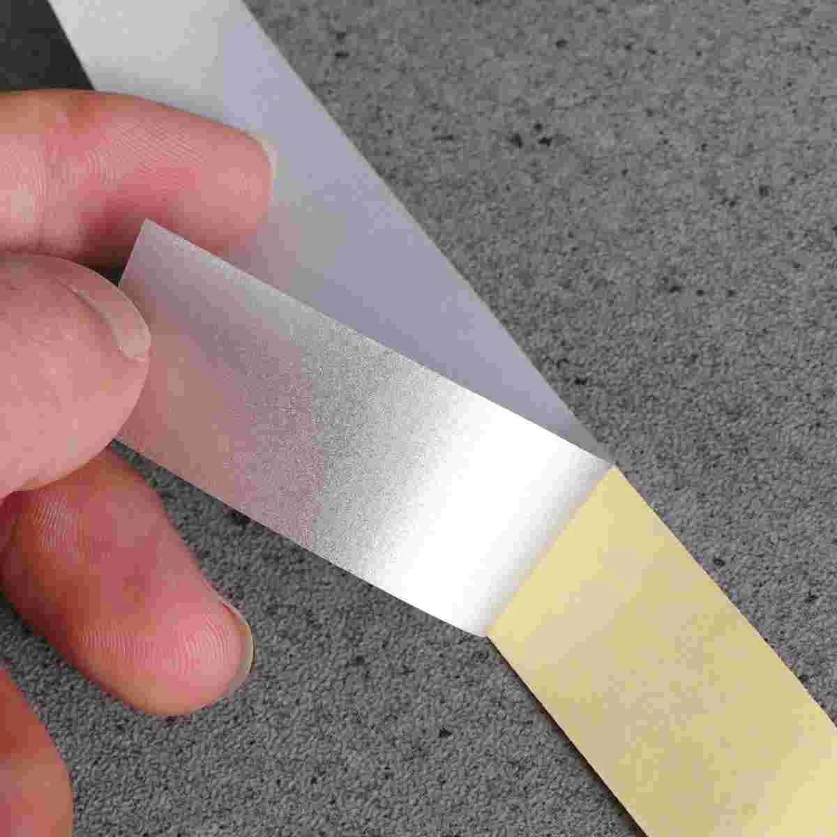 2cm x 5m Car Reflective Body Rim Stripe Sticker DIY Tape Self-Adhesive Sticker (Silvery White)