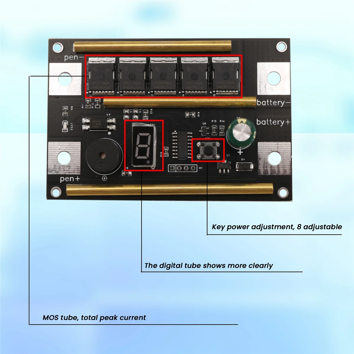 12V Spot Welder Battery Energy Storage Spot Welding Machine PCB Circuit Board Welding Equipment