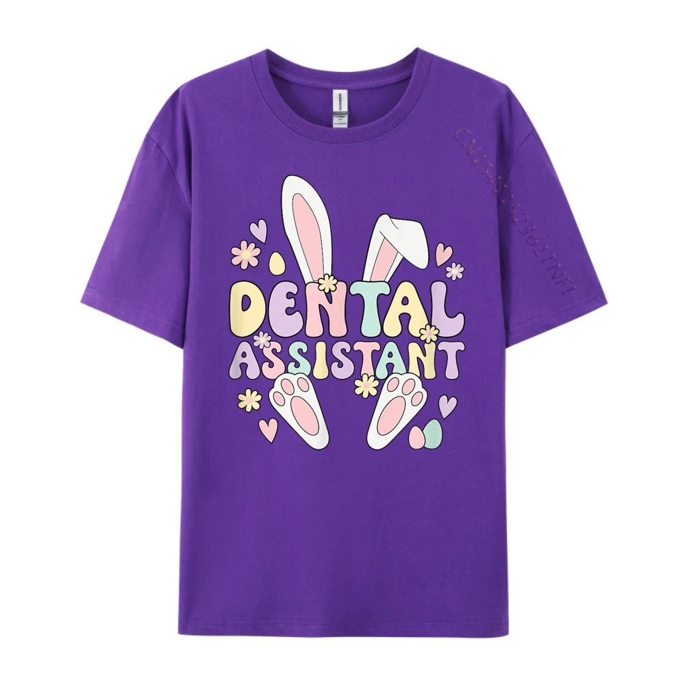 Dental Assistant Easter Bunny Dental Assisting Easter Day Graphic Shirts Camisas De Hombre National Flag Day