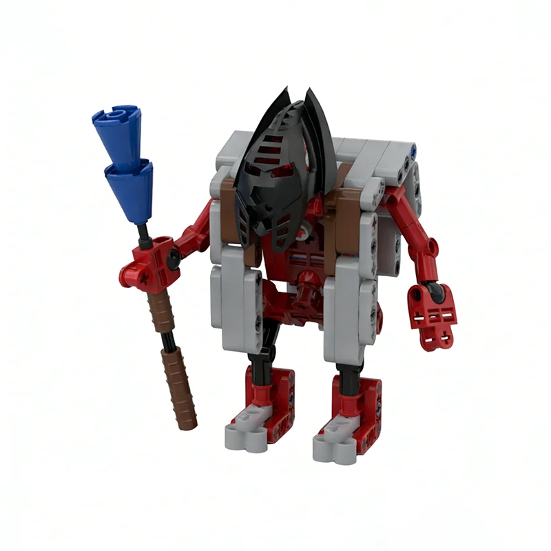 153 Piezas MOC Bionicle My Makuta Turaga Dume, Bloques de Construcción de Modelos, Regalos para Festivales, Juguetes de Construcción, Idea de Bricolaje, Educación Creativa