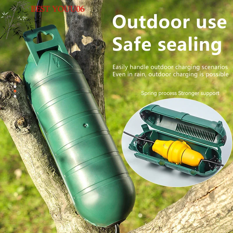 (YOUU06) غطاء أمان لسلك التوصي - مراجعة Extension Cord Outdoor وسعره