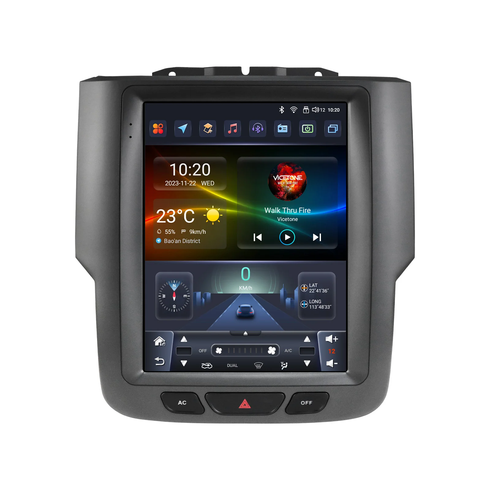 Hizpo Für Tesla Stil Auto Radio Für Dodge Ram 1500 2500 3500 2013-2018 Drahtlose Carplay Auto Multimedia Video Player stereo 4G
