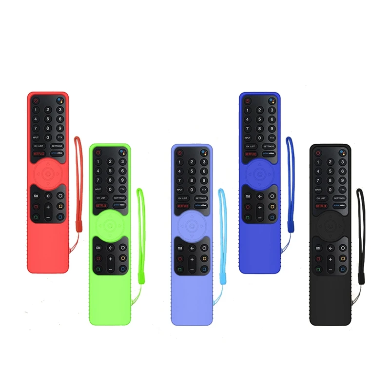 Custodia per telecomando in Silicone per Xiaomi- Smart TV 4S protezione antiurto per copertura remota con cordino