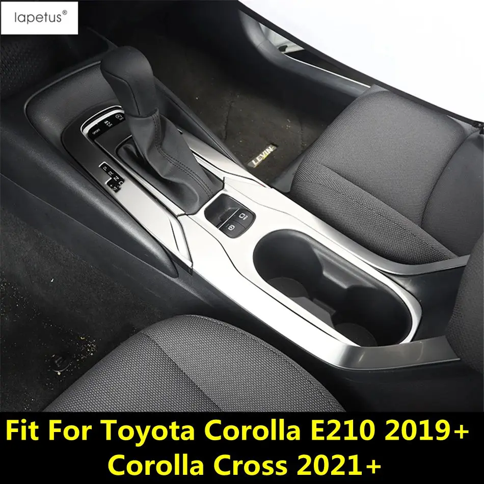 Central Control Shift Gear Panel Water Cup Holder Cover Trim For Toyota Corolla E210 2019 - 2024 /Corolla Cross XG10 2021 - 2024