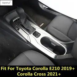 Panel de Cambio de marchas de Control Central, embellecedor de cubierta de portavasos de agua para Toyota Corolla E210 2019 - 2024 /Corolla Cross XG10 2021 - 2024