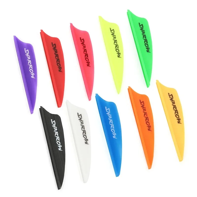 

50pcs Archery 1.75inch Arrow Vanes Rubber Feather Arrow Fletches Fletching DIY Arow Shaft Hunting Shooting Accessories