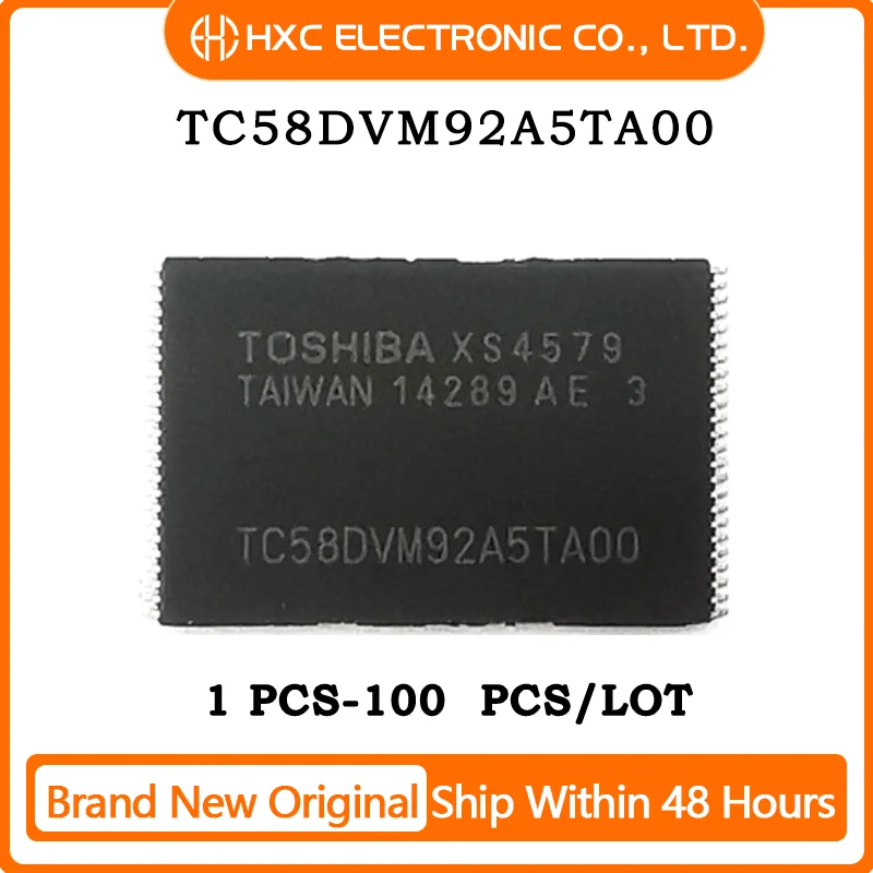 

Free Shipping 1PCS/10PCS/50PCS/100PCS TC58DVM92A5TA00 TSSOP48 Brand New Original IC Chip