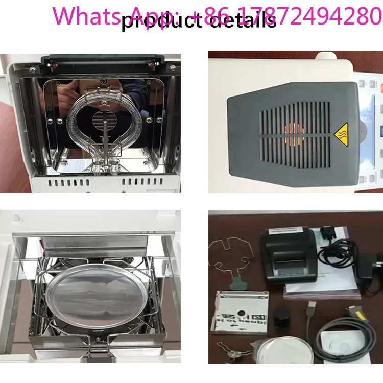 Lab Halogen Moisture Testing Instrument SKZ111L-5, Digital Hazelnut Grain Moisture Detector