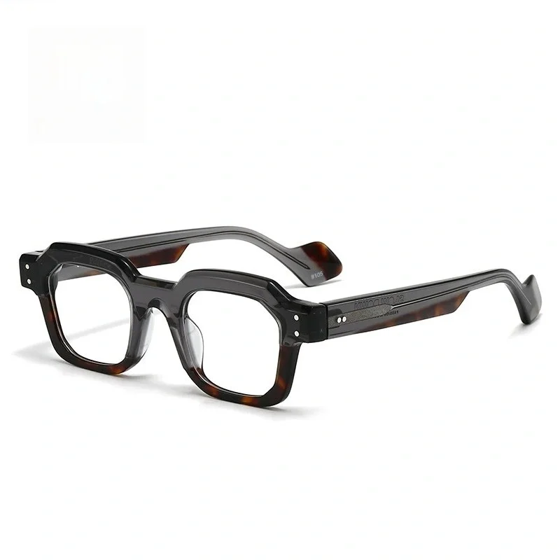 Belight Optik Italia Desain Buatan Tangan Italia Asetat Retro Vintage Kacamata Resep Lensa Lambat