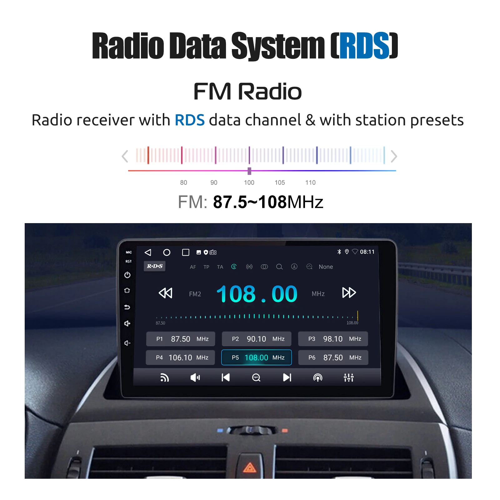 ESSGOO 9" Android 13 Car Stereo Radio Wireless Carplay/Android Auto Touchscreen GPS Nav Bluetooth RDS For BMW X3 E83 2006-2010