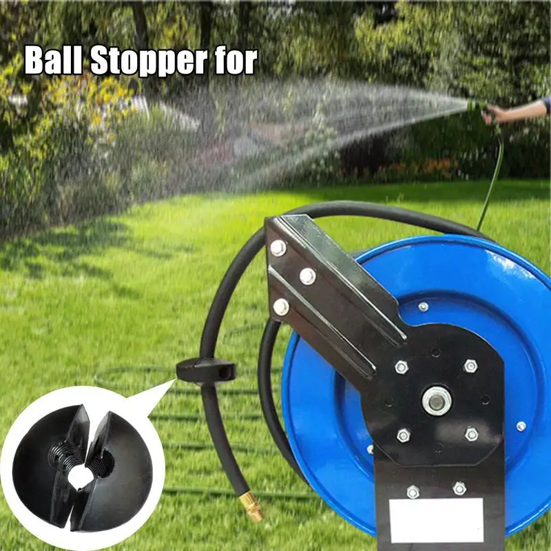 Tubing Stop Ball Rubber Hose Stopper Adjustable Hose Bumper Hose Reel Replacement Parts For Retractable Hose Reel