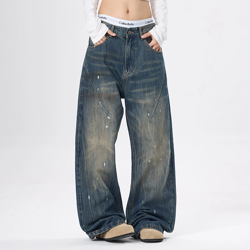 

New Town Guangzhou Men's Autumn Winter Straight Leg Stretchy Casual Long Jeans Low Waist Dstring Other Material 00%