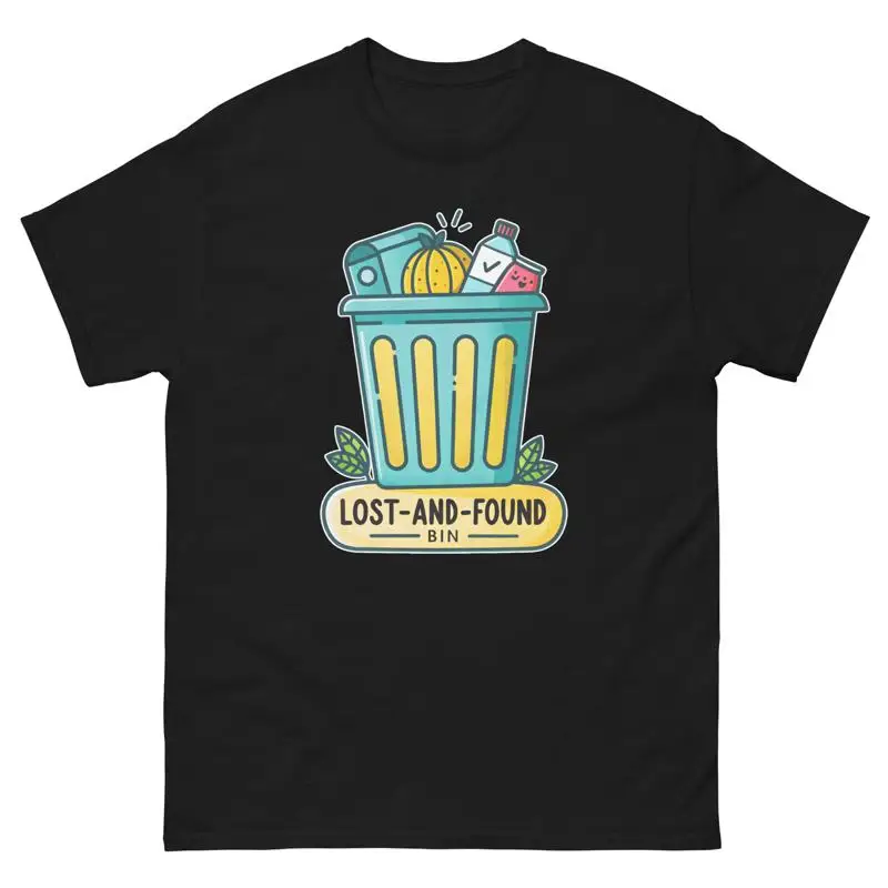 

Футболка Lost And Found Bin для школьного класса, офиса, учителя