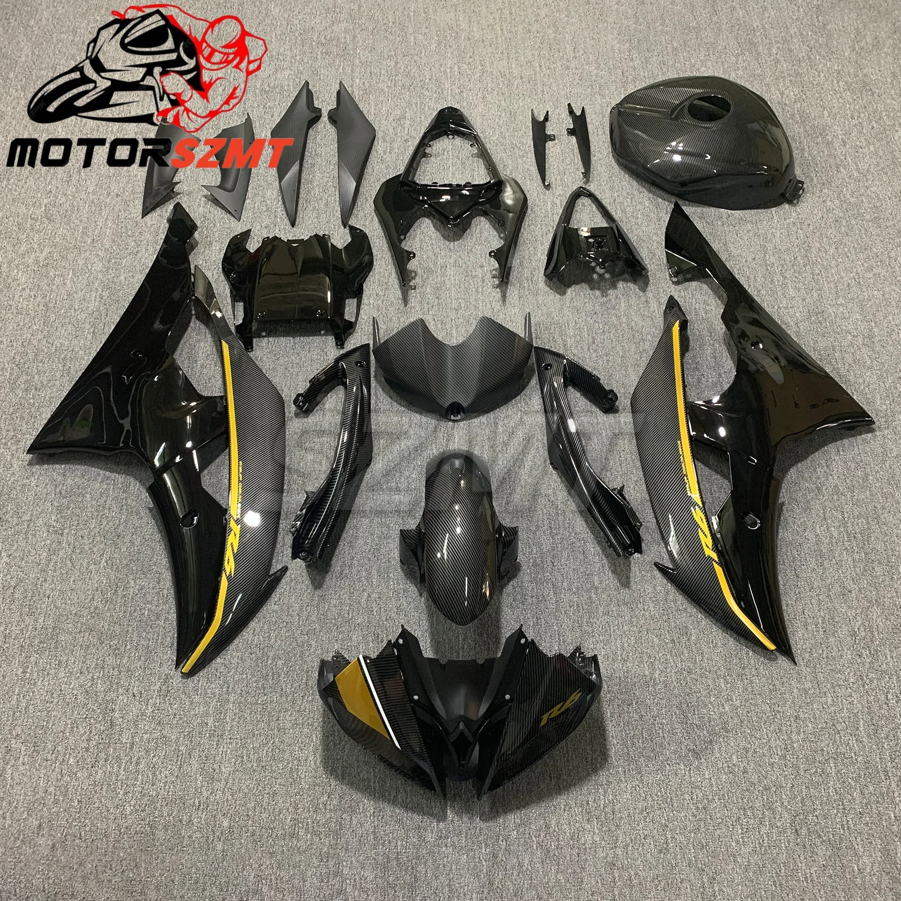

The new ABS fairing fits the for Yamaha R6 2008 2009 2010 2011 2012 2013 2014 2015 2016 fairing set