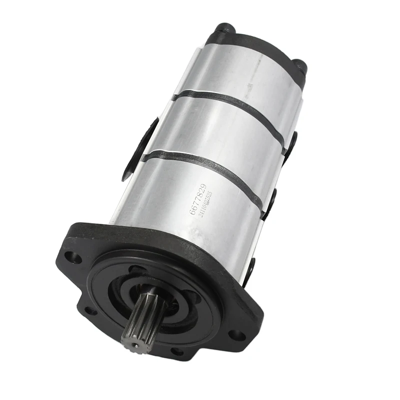 مضخة التروس الهيدروليكية 6677829   متوافق مع حفارات Bobcat Mini 320 322 323 320D 322G WH 5WHP3