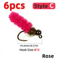 6pcs Rose Style C