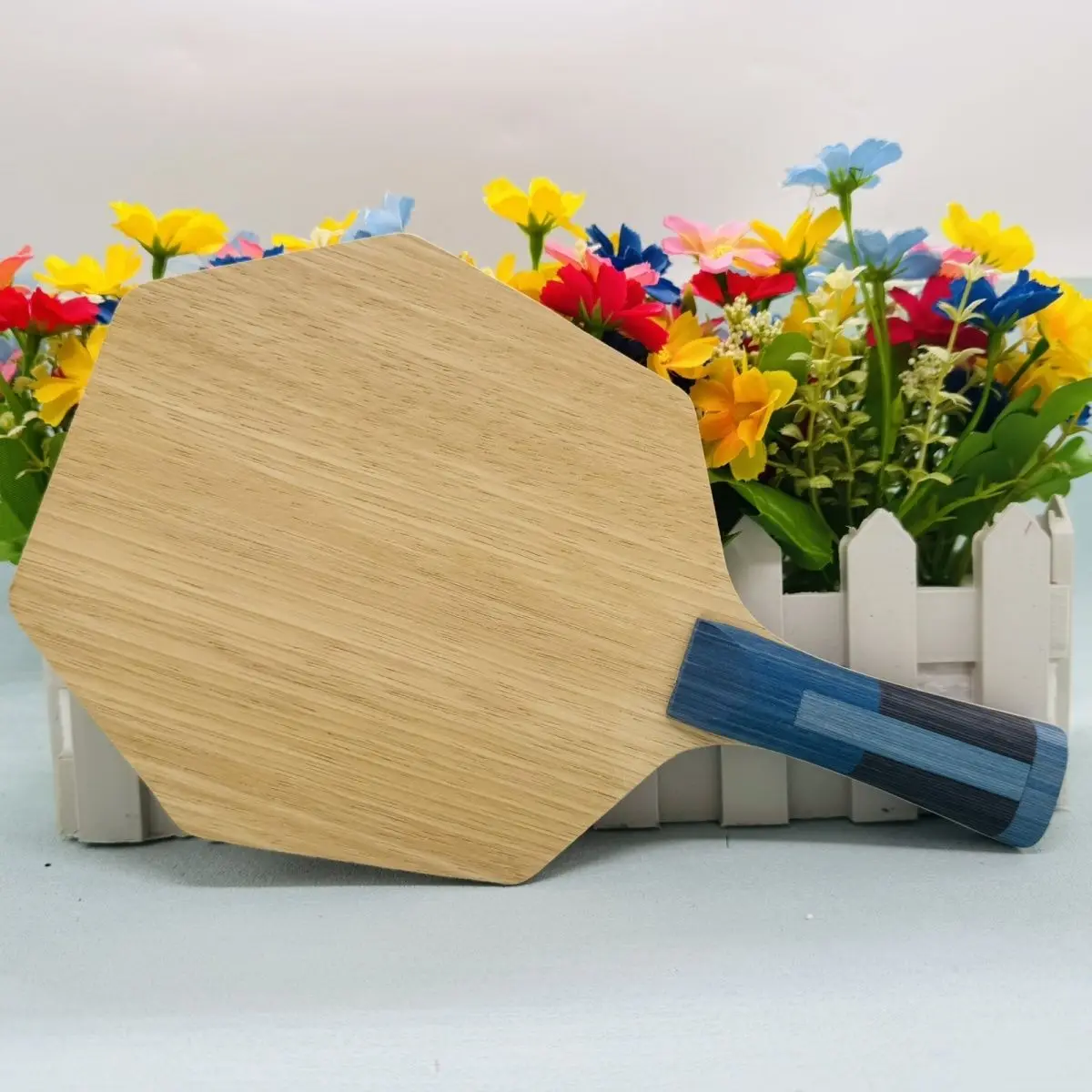 Hexagonal Inner Yellow Aramid Carbon Table Tennis Blade Muke MK305 Cyber