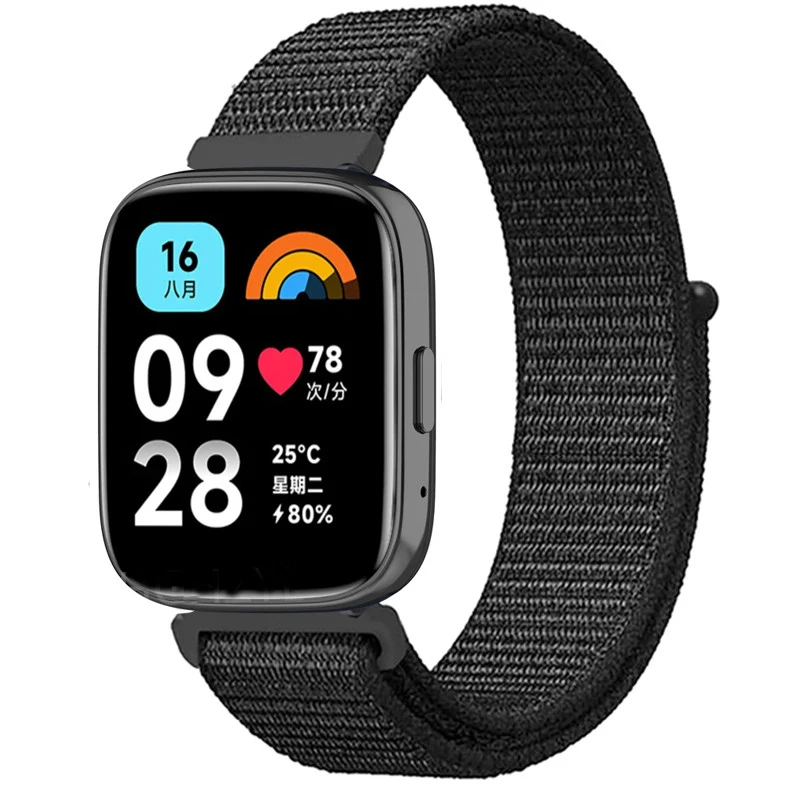 NOWY nylonowy pasek z pętlą do zegarka Redmi Watch 3 Active Smart Watch Band Bransoletka zamienna do zegarka Redmi Watch 3 Lite Opaska na nadgarstek Correa