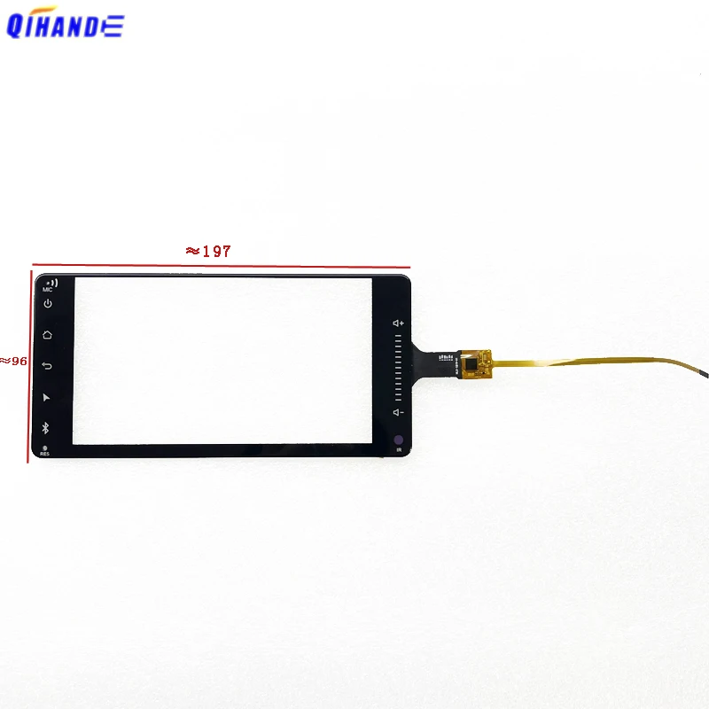 

2.5D 7inch Touch Screen 196*96mm Livina Sena Dedicated Touch Sensor Digitizer GT911 6pin VIOS CROWN COROLLA RAV4 Hyundai 6.9