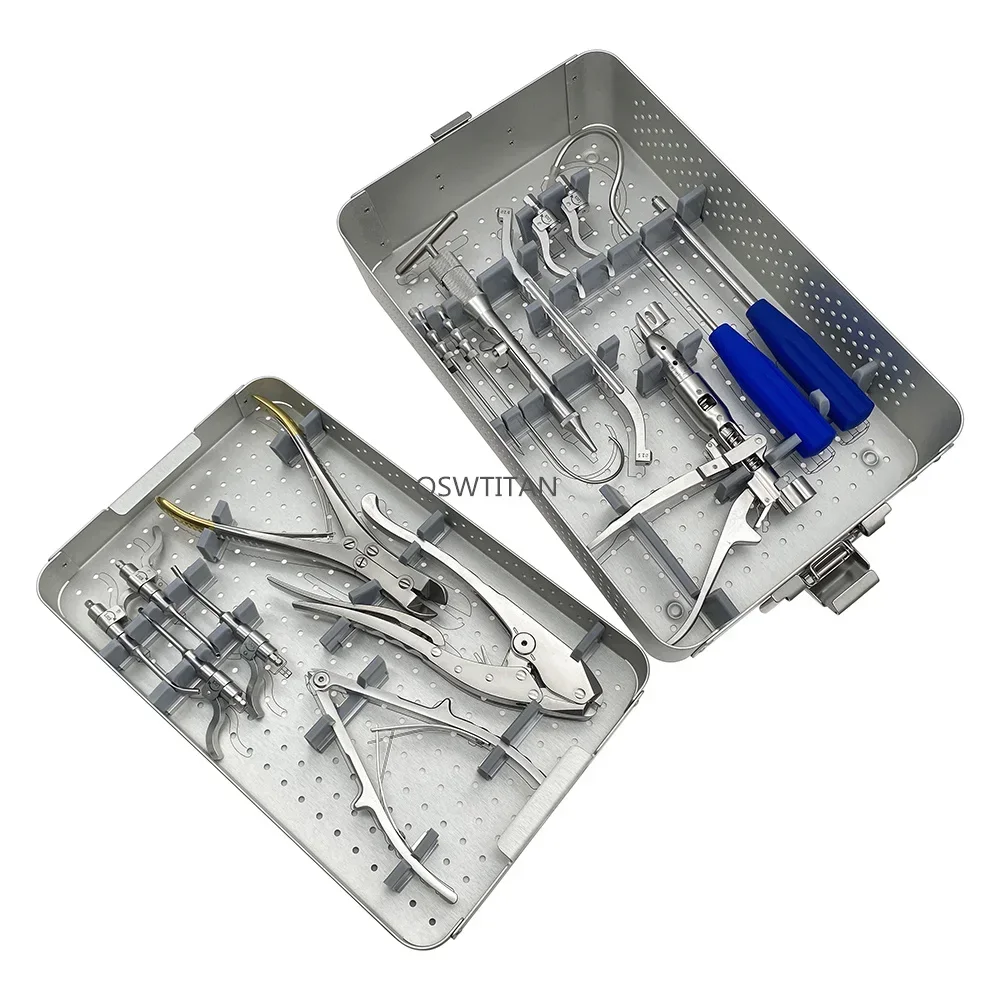 Orthopaedic Cable System Instrument Set Wire Passer Wire Tightener Forceps Set Orthopedic Set for Bone Trauma