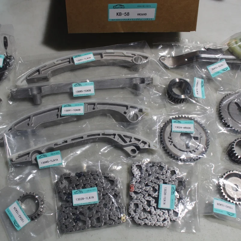 VK56VD Timing Chain Kit for nissan Titan Armada Infiniti Qx56 M56 Qx80 Q70 5.6l 2011-2018 VK56VD Engine 13028-1LA1A KB-58
