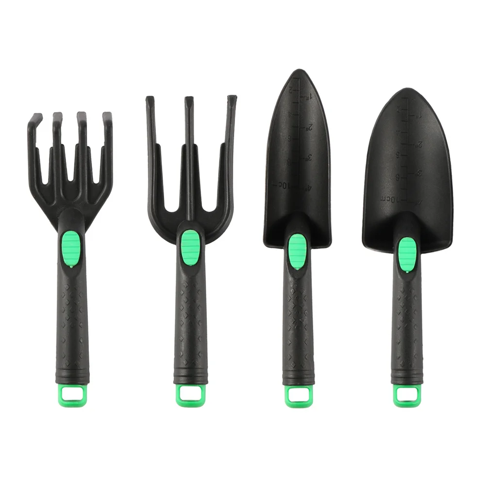 Mini Home Gardening Tool Set Bonsai Soil Digging Shovels 3-tooth Small Harrows Garden Flower Spades Seedling Transplant Fittings