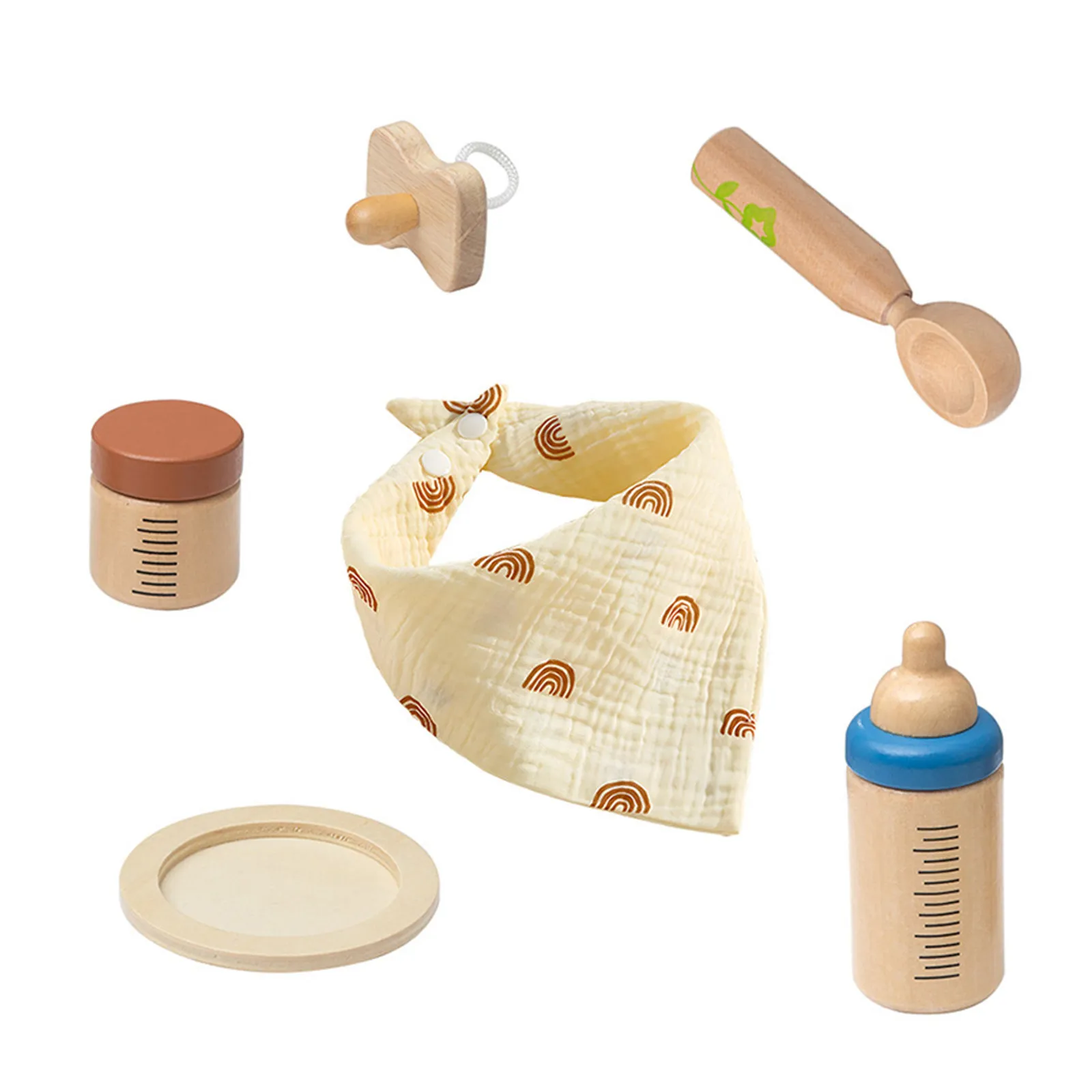 1set-wooden-bottle-feeding-set-for-toddlers-bottle-feeding-props-pretend-play-tableware-set-encourages-role-playing-skill