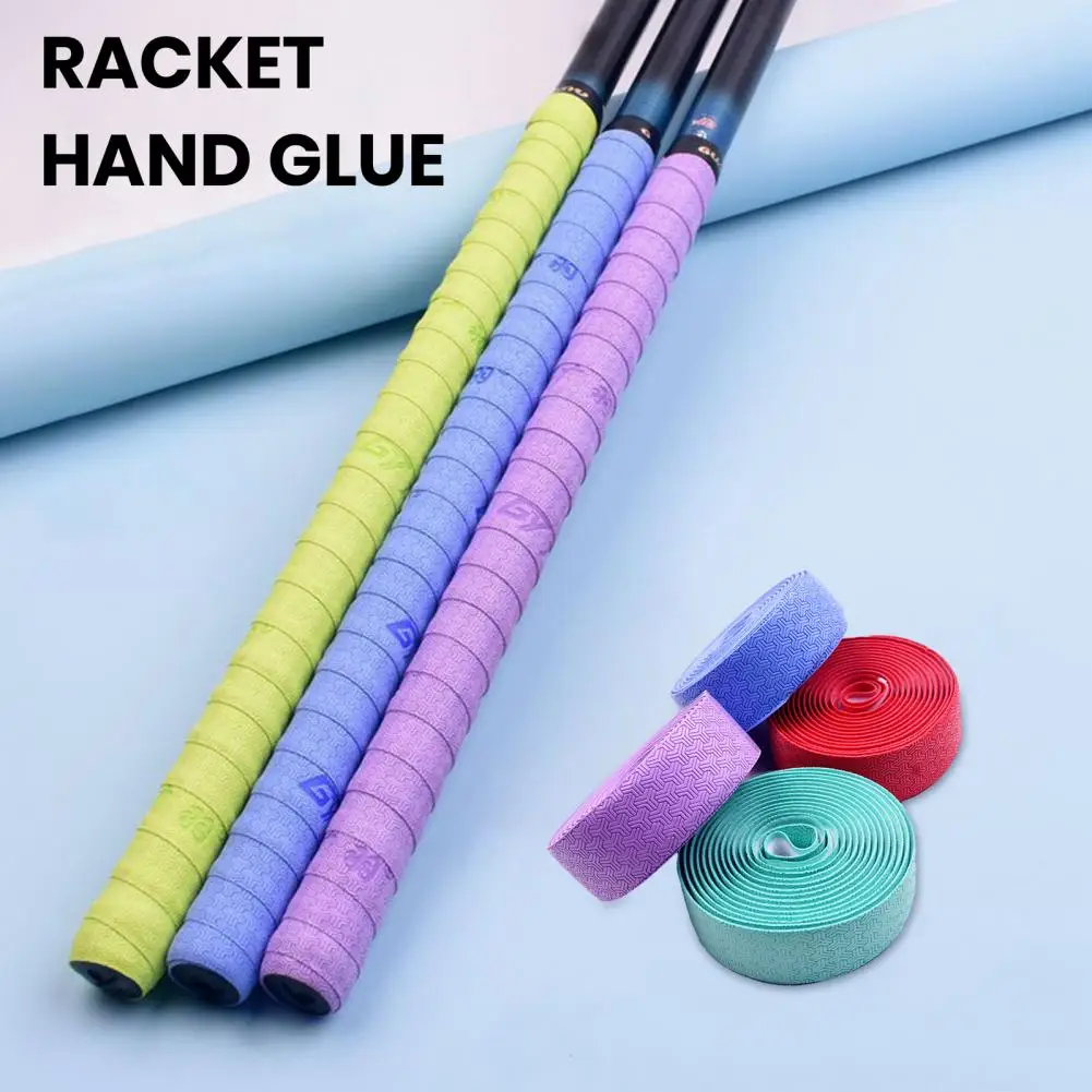 Thickened Grip Tape Non-slip Faux Leather Tennis Racket Grip Tape for Sweat Absorption Absorbent Badminton Grip Tape Durable