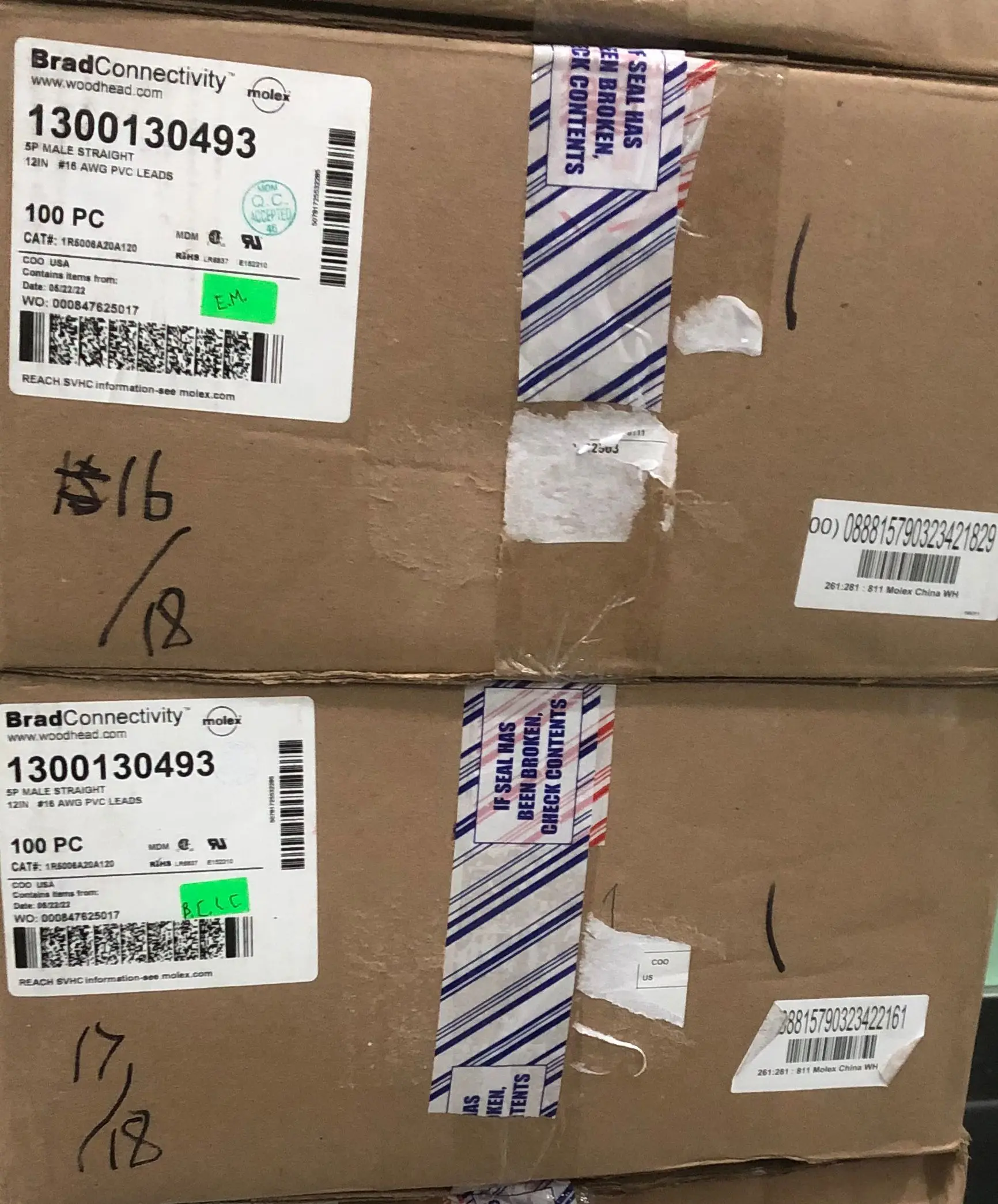 1R5006A20A120 1300130493    Molex