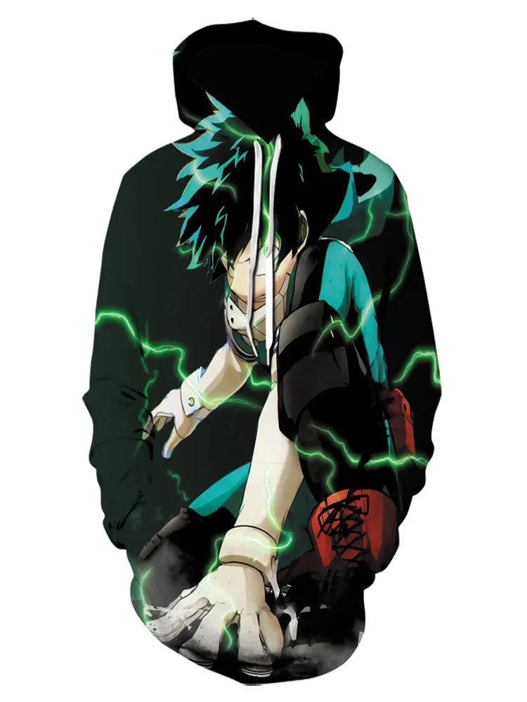 New My Hero Academia 3D Print Hoodie Sweatshirts Men Women Fashion Casual Cool Pullover Harajuku Streetwear Anime Hoodies