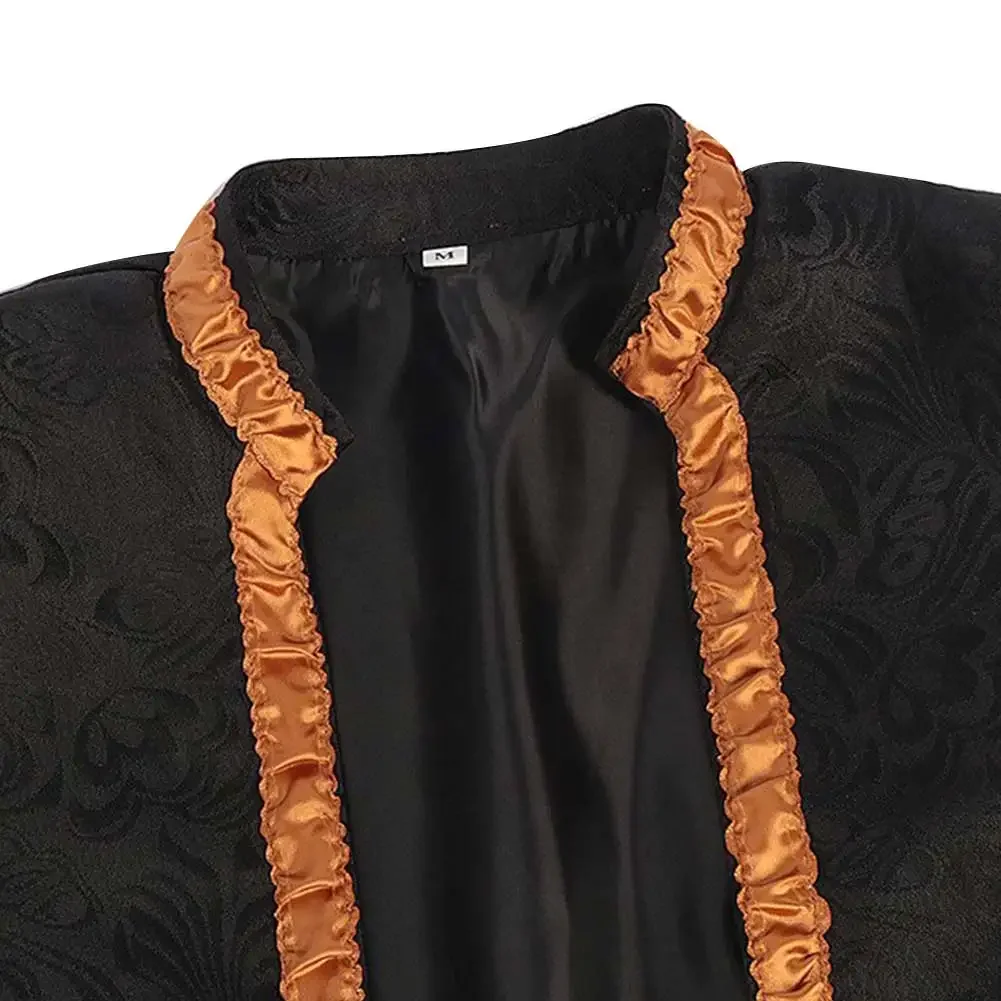 Medieval Pirate Cosplay Fantasy Hat Clothing Retro Vintage Stage Costume Disguise Adult Men Roleplay Fantasia Outfits Male