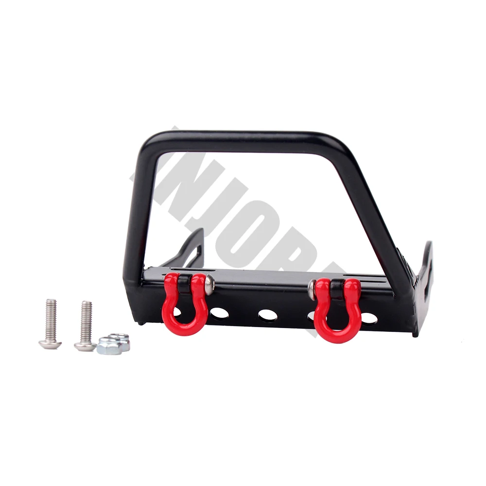 INJORA Metal RC Rock Car Front Bumper for 1/10 RC Crawler Axial SCX10 Upgrade Parts