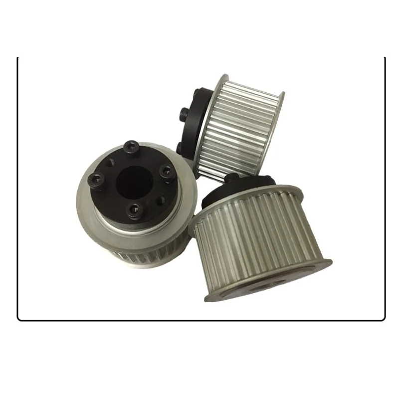 3PCS Aluminum S8M Timing Pulley Keyless Synchronous Belt Wheel for CNC Machine Transmission