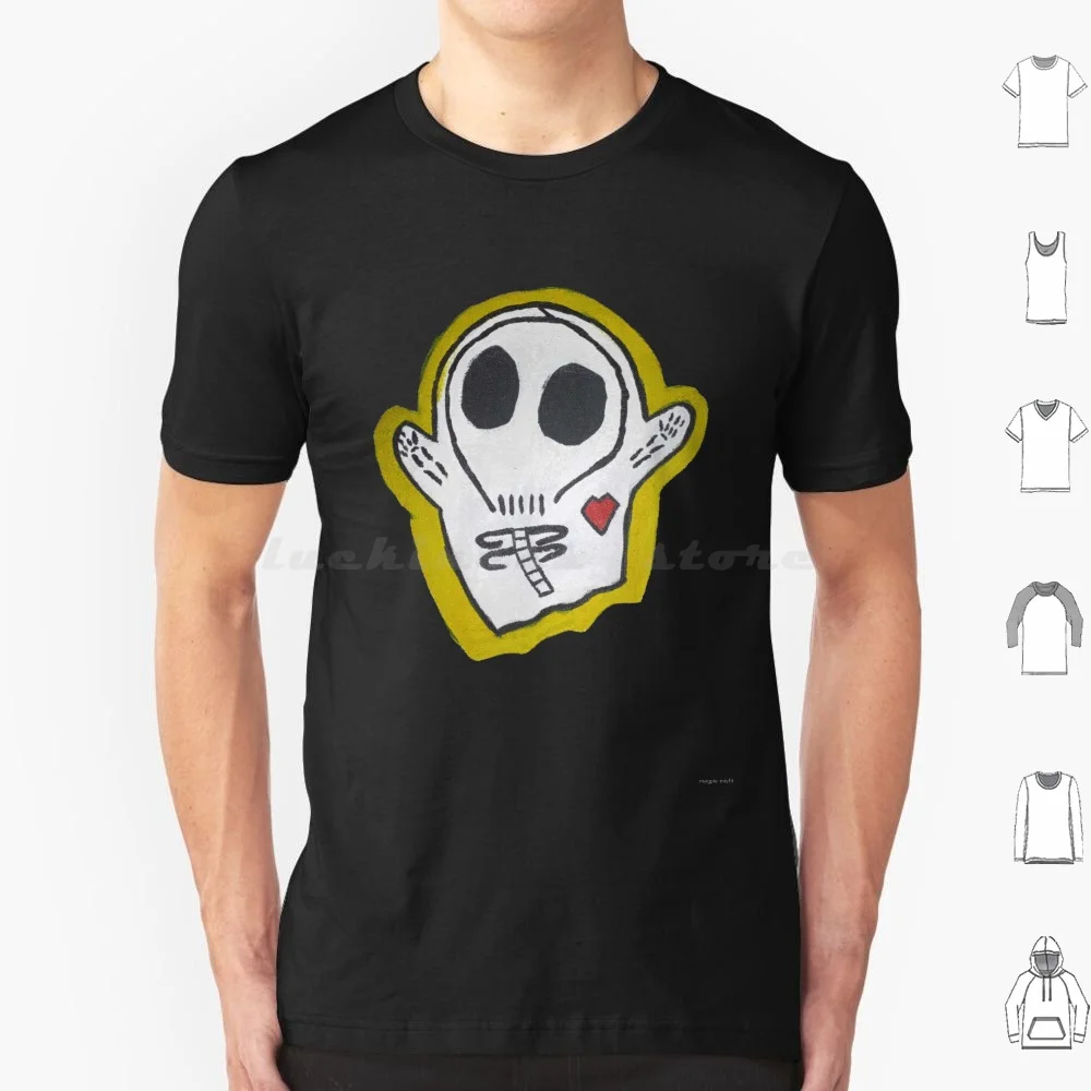 Hug Your Local Ghost T Shirt Men Women Kids 6xl Yellow White Red Ghost Hug Acrylic Hand Painted