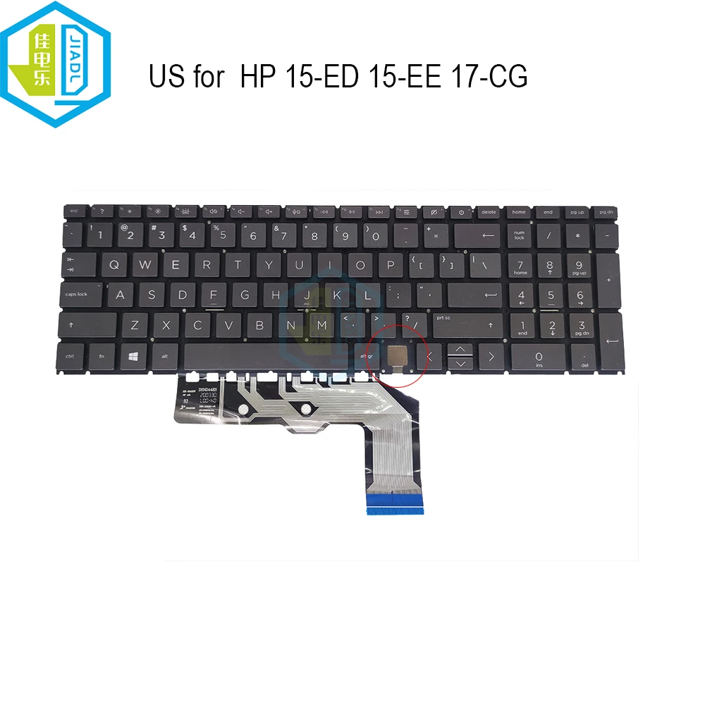 US English Keyboard Backlight For HP 15-ED ENVY X360 15-ED000 15-AG 15-EE 17-CG 17M-CG 17T-CG TPN-W140 Laptop Backlit Keyboards